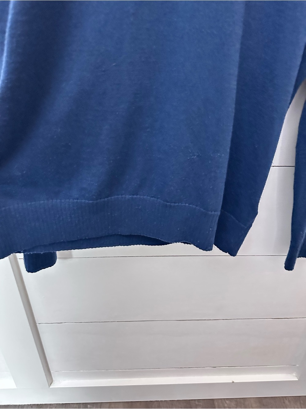 Smartwool M Men blue crew neck long sleeve merino wool layering sweater gorpcore - Picture 6 of 10